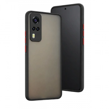 Vivo Y53s Kılıf Montreal Silikon Kapak - Siyah
