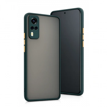 Vivo Y53s Kılıf Montreal Silikon Kapak - Yeşil