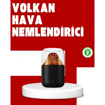 Volkanik Tasarımlı Led Işıklı Ultrasonik Nemlendirici