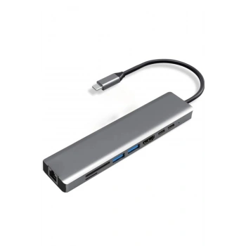 Vothoon Type-c To Hdtv Multifunction Adapter 8 Port Kablo