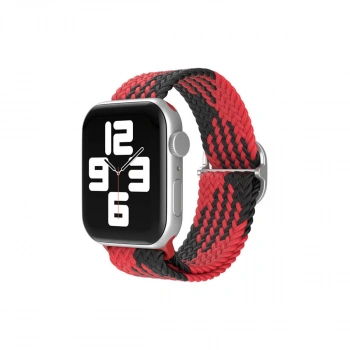 Watch 20mm  Kordon (saat Değildir) - Kırmızı-siyah