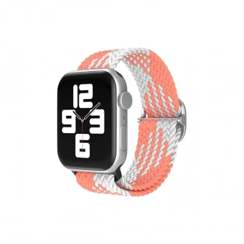 Watch 22mm  Kordon - Pembe-beyaz