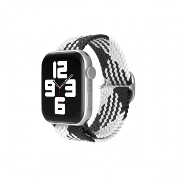 Watch 22mm  Kordon - Siyah-beyaz