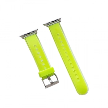 Watch 38mm Jelly Silikon Kordon (saat Değildir) - Yeşil
