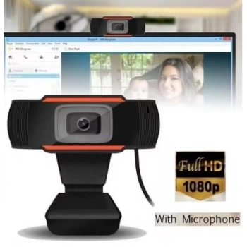 Webcam Orjınal 1080p Konferans Kamera Dahili Mikrofon Chat Görüntülü Sohbet Yayın Kamerası Hd Video