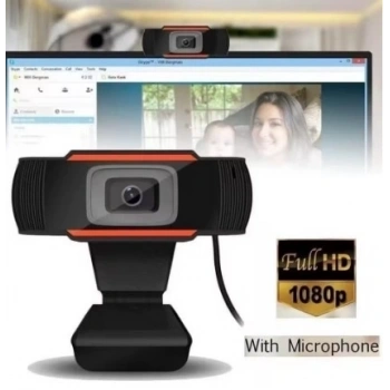 Webcam Orjınal 1080p Konferans Kamera Dahili Mikrofon Chat Görüntülü Sohbet Yayın Kamerası Hd Video