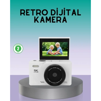 Wifi Bağlantılı 5k Ultra Hd Dijital Kamera 75mp Otofokus