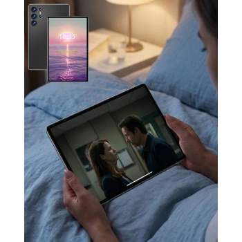 Wifi Destekli Android Tablet 10.1 İnç Geniş Ekran Tablet Seti