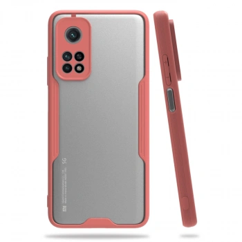 Xiaomi Mi 10t Pro Kılıf Platin Silikon - Pembe