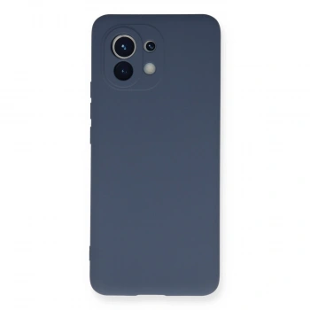 Xiaomi Mi 11 Kılıf Nano İçi Kadife Silikon - Gri