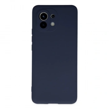 Xiaomi Mi 11 Kılıf Nano İçi Kadife Silikon - Lacivert