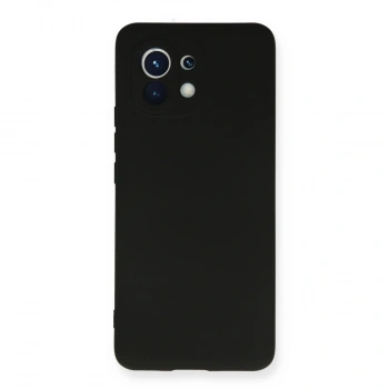 Xiaomi Mi 11 Kılıf Nano İçi Kadife Silikon - Siyah