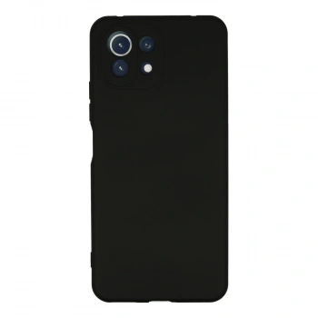 Xiaomi Mi 11 Lite Kılıf Nano İçi Kadife Silikon - Siyah
