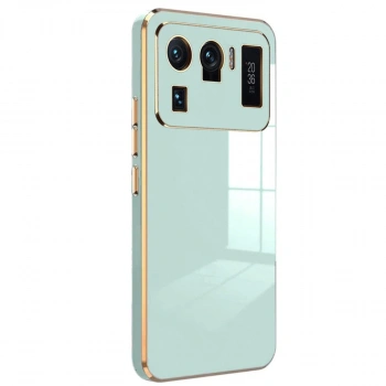 Xiaomi Mi 11 Ultra Kılıf Volet Silikon - Açık Yeşil