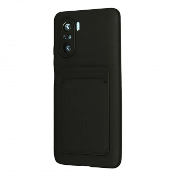 Xiaomi Mi 11i Kılıf Kelvin Kartvizitli Silikon - Siyah