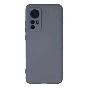 Xiaomi Mi 12 Kılıf Nano İçi Kadife Silikon - Gri
