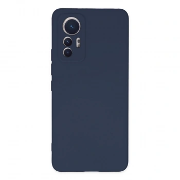 Xiaomi Mi 12 Lite Kılıf Nano İçi Kadife Silikon - Lacivert