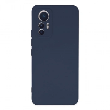 Xiaomi Mi 12 Lite Kılıf Nano İçi Kadife Silikon - Lacivert