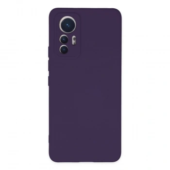 Xiaomi Mi 12 Lite Kılıf Nano İçi Kadife Silikon - Mor