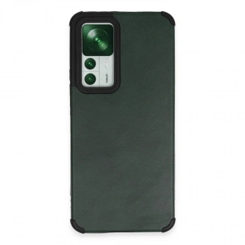 Xiaomi Mi 12t Kılıf Loop Deri Silikon - Yeşil