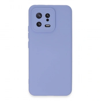 Xiaomi Mi 13 Kılıf Nano İçi Kadife Silikon - Lila