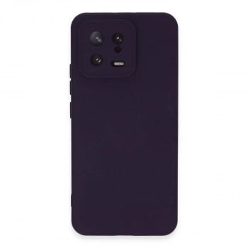 Xiaomi Mi 13 Kılıf Nano İçi Kadife Silikon - Mor