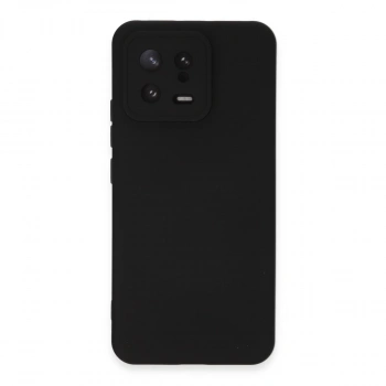 Xiaomi Mi 13 Kılıf Nano İçi Kadife Silikon - Siyah