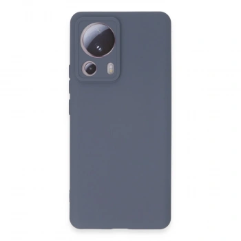 Xiaomi Mi 13 Lite Kılıf Nano İçi Kadife Silikon - Gri