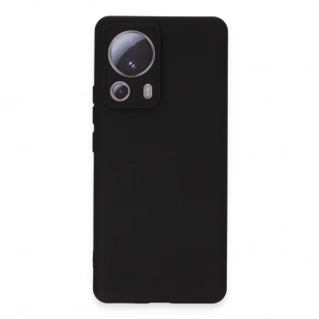 Xiaomi Mi 13 Lite Kılıf Nano İçi Kadife Silikon - Siyah