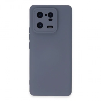 Xiaomi Mi 13 Pro Kılıf Nano İçi Kadife Silikon - Gri