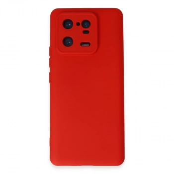 Xiaomi Mi 13 Pro Kılıf Nano İçi Kadife Silikon - Kırmızı