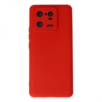 Xiaomi Mi 13 Pro Kılıf Nano İçi Kadife Silikon - Kırmızı