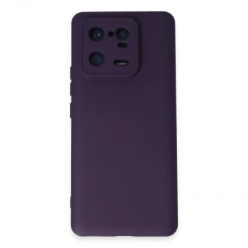 Xiaomi Mi 13 Pro Kılıf Nano İçi Kadife Silikon - Mor