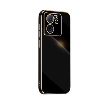 Xiaomi Mi 13t Pro Kılıf Volet Silikon - Siyah
