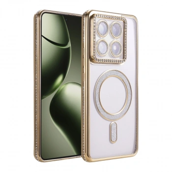 Xiaomi Mi 14t Pro Joke Simli Magneticsafe Kılıf - Gold