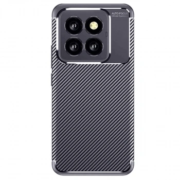 Xiaomi Mi 14t Pro Kılıf Auto Focus Karbon Kapak - Lacivert