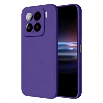 Xiaomi Mi 15 Kılıf Nano İçi Kadife Silikon - Mor