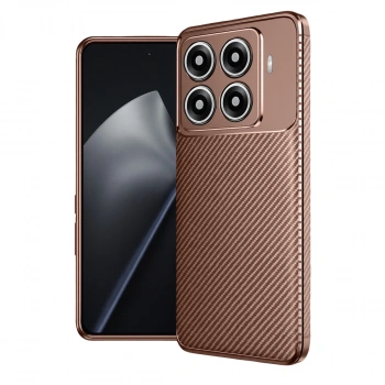 Xiaomi Mi 15t Pro Auto Focus Karbon Kapak - Kahverengi