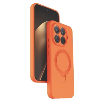 Xiaomi Mi 15t Pro Regal Magsafe Standlı Kapak - Turuncu