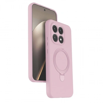 Xiaomi Mi 15t Regal Magsafe Standlı Kapak - Açık Pembe