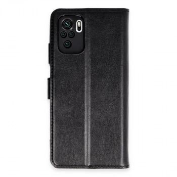 Xiaomi Mi Note 10 Trend S Plus Kapaklı Kılıf - Siyah