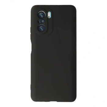 Xiaomi Poco F3 Kılıf First Silikon - Siyah