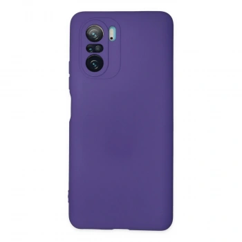 Xiaomi Poco F3 Kılıf Nano İçi Kadife Silikon - Mor