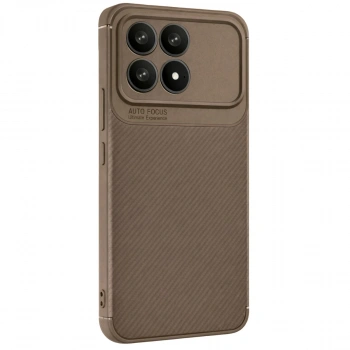 Xiaomi Poco F8 Pro Auto Focus Karbon Kapak - Kahverengi