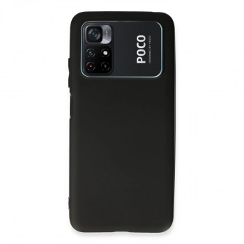 Xiaomi Poco M4 Pro 4g Kılıf First Silikon - Siyah