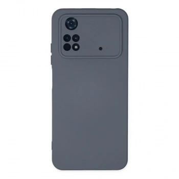 Xiaomi Poco M4 Pro 4g Kılıf Nano İçi Kadife Silikon - Gri