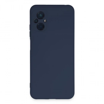 Xiaomi Poco M5 Kılıf Nano İçi Kadife Silikon - Lacivert