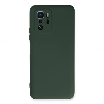 Xiaomi Poco X3 Gt Kılıf Nano İçi Kadife Silikon - Koyu Yeşil
