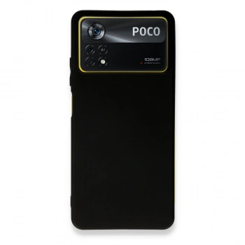 Xiaomi Poco X4 Pro 5g Kılıf First Silikon - Siyah
