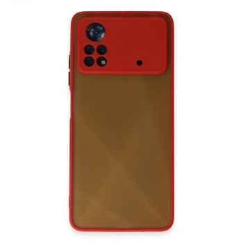 Xiaomi Poco X4 Pro 5g Kılıf Montreal Silikon Kapak - Kırmızı